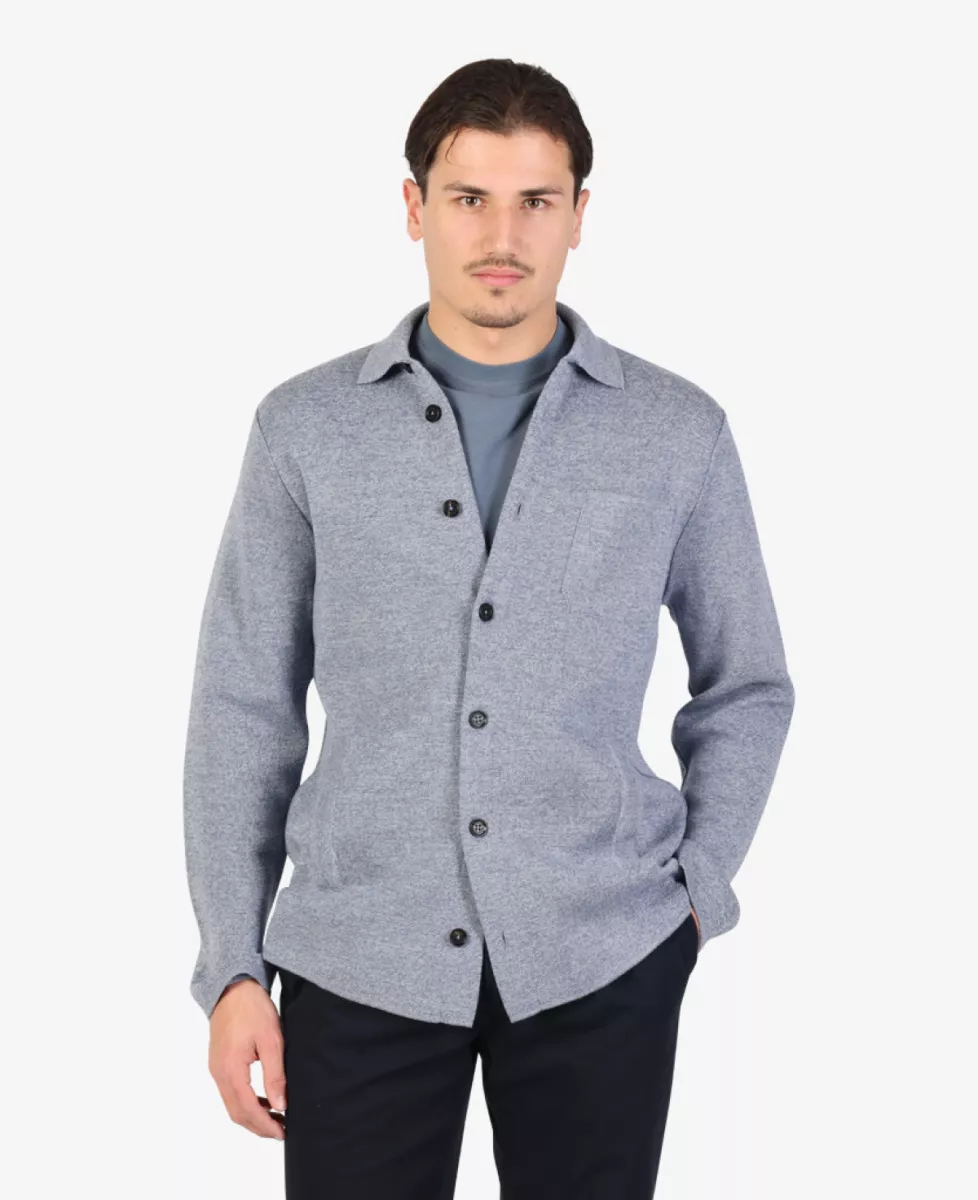 Maurizio Baldassari Overshirt - Lichtblauw 4 Maurizio Baldassari Maurizio Baldassari Overshirt - Lichtblauw