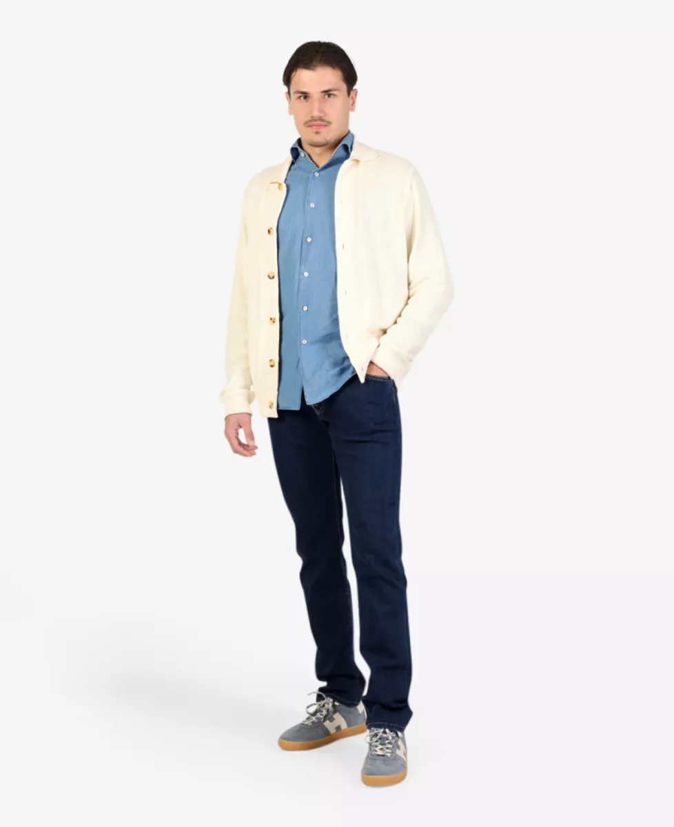 Maurizio Baldassari Overshirt - Ecru 2 Maurizio Baldassari Maurizio Baldassari Overshirt - Ecru