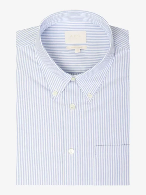 A.P.C. A.P.C. Chemise New Greg - Lichtblauw