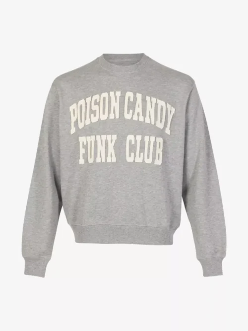 Applied Art Forms Applied Art Forms Poison Candy Crewneck Sweatshirt - Lichtgrijs