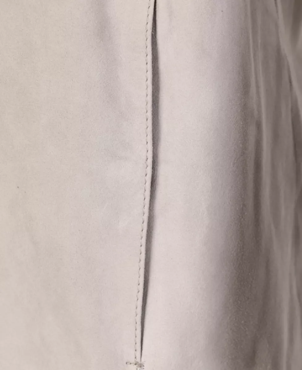 Arma Overshirt Suede - Lichtgrijs 4 Arma Arma Overshirt Suede - Lichtgrijs