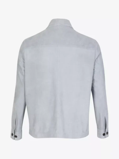 Arma Arma Overshirt Suede - Blauw