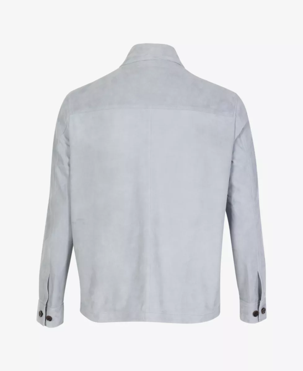 Arma Overshirt Suede - Blauw 2 Arma Arma Overshirt Suede - Blauw