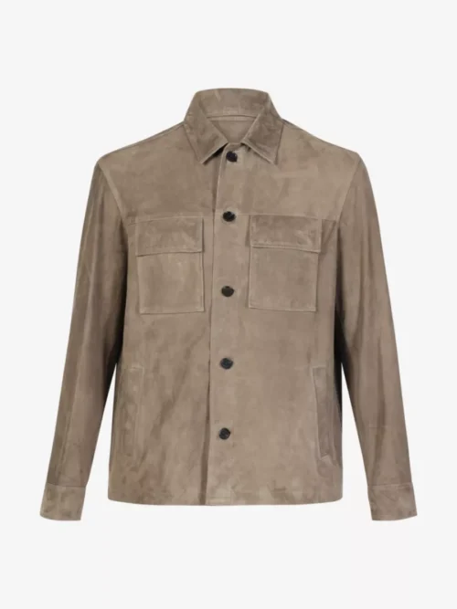 Arma Arma Overshirt Suede - Bruin