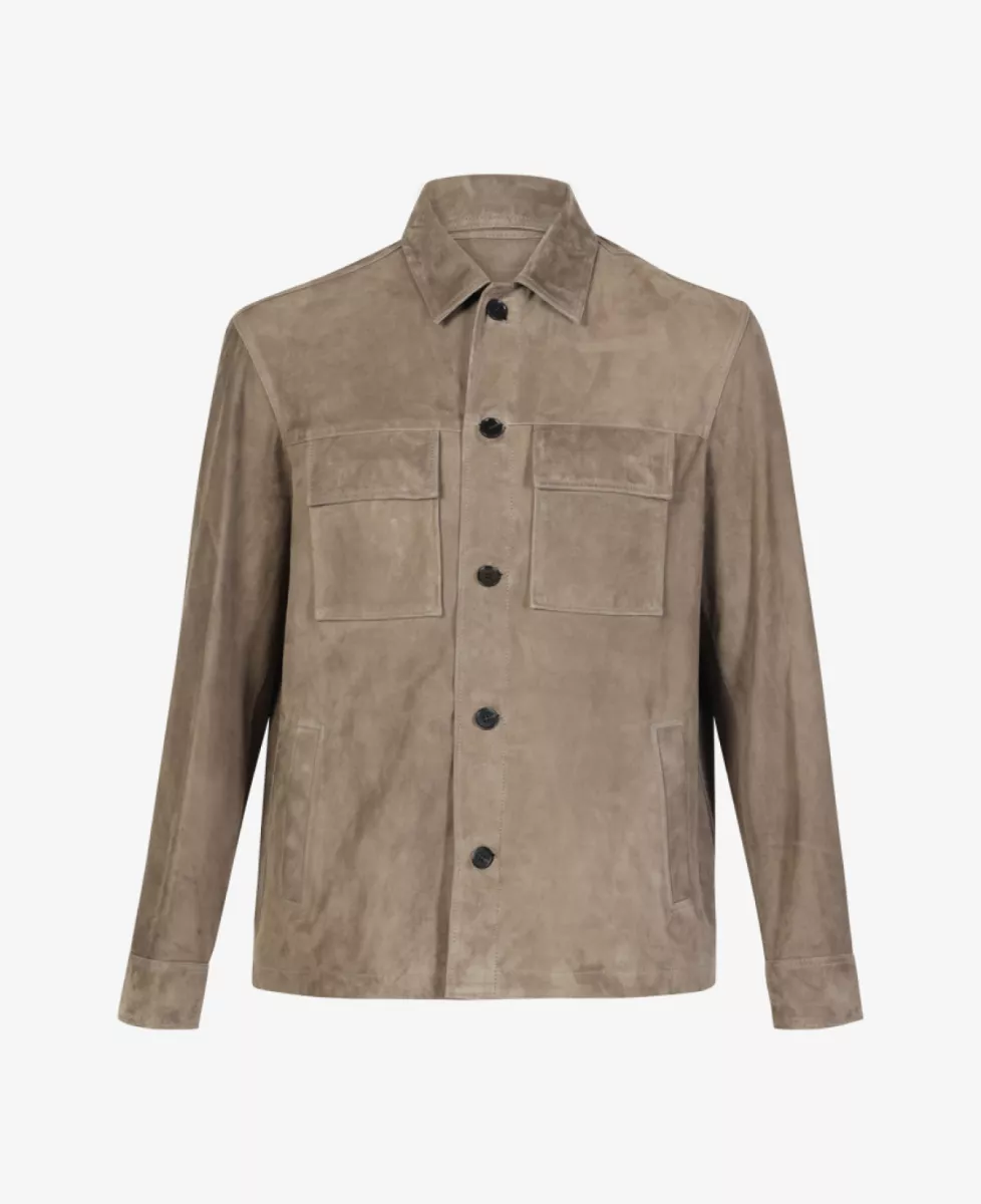 Arma Arma Overshirt Suede - Bruin