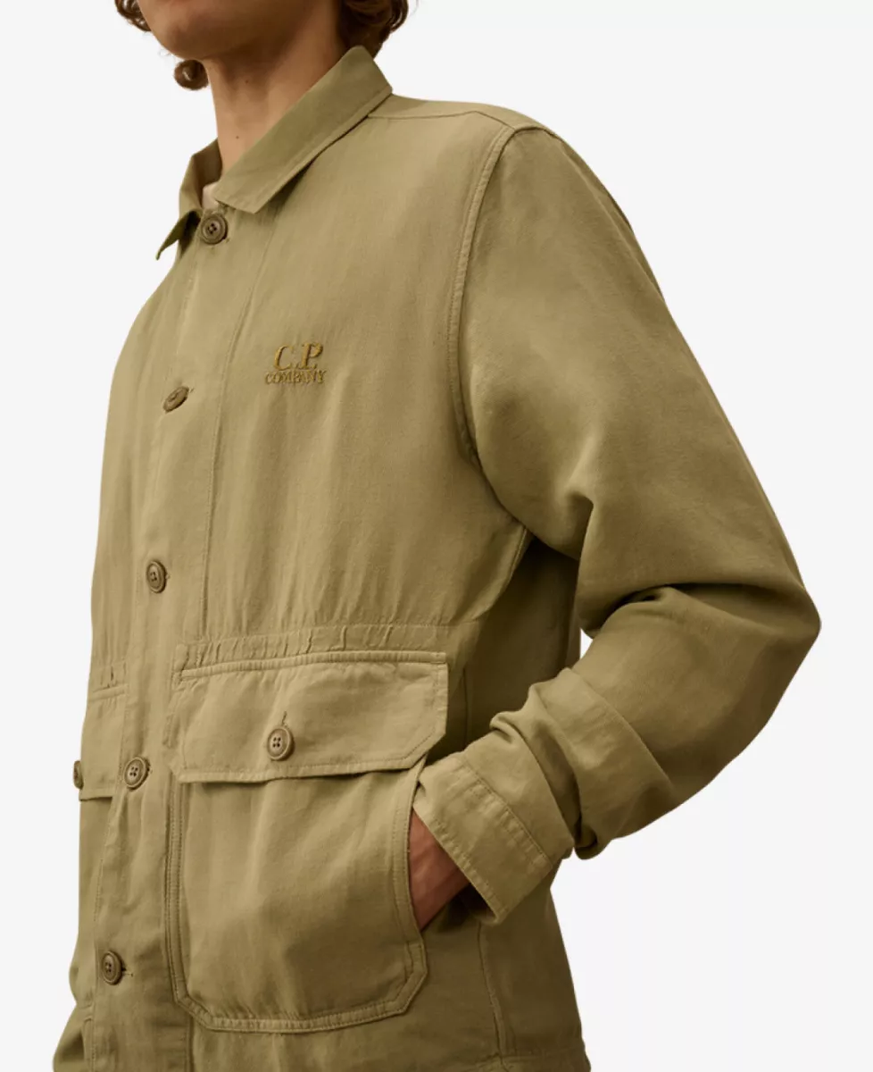 C.P. Company Overshirt - Lichtgroen 9 C.P. Company C.P. Company Overshirt - Lichtgroen