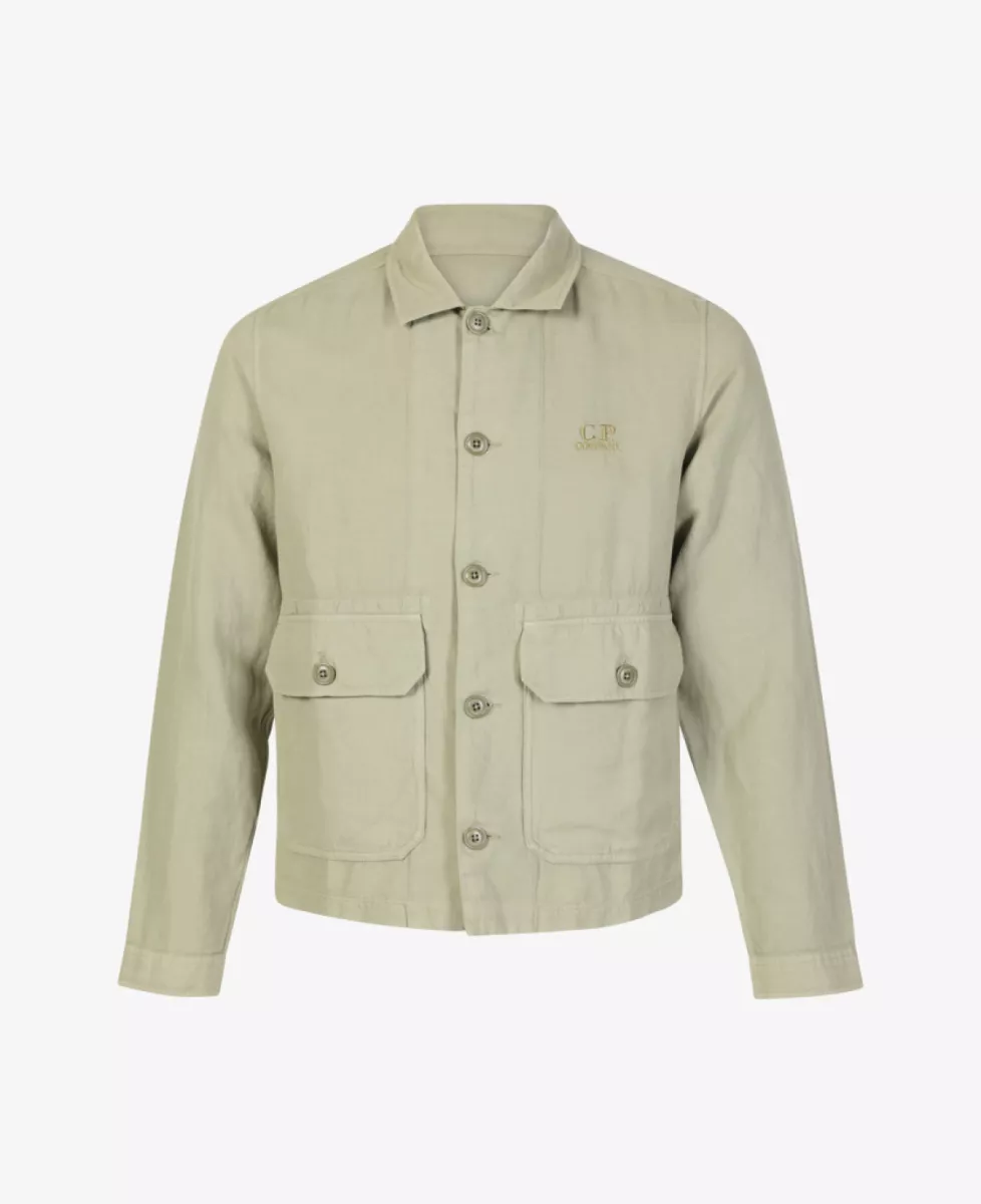 C.P. Company Overshirt - Lichtgroen 1 C.P. Company C.P. Company Overshirt - Lichtgroen