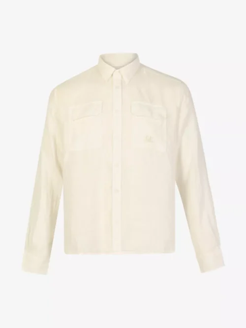 C.P. Company C.P. Company Linnen Shirt - Ecru