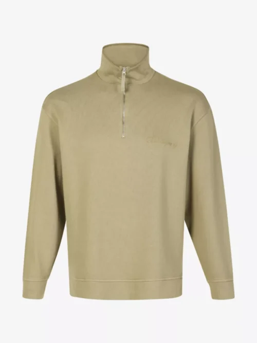 C.P. Company C.P. Company Sweater Half Zip - Lichtgroen