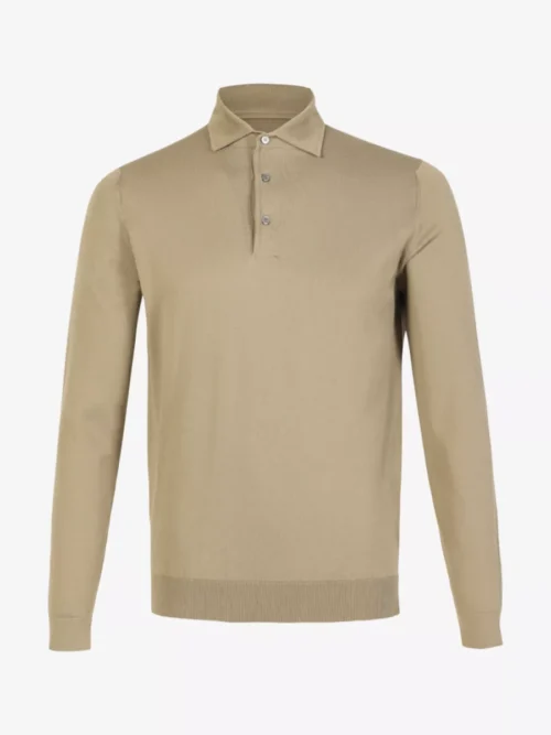 Filippo De Laurentiis Filippo De Laurentiis Polo lange mouw - Bruin