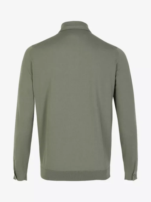 Filippo De Laurentiis Filippo De Laurentiis Polo lange mouw - Middelgroen