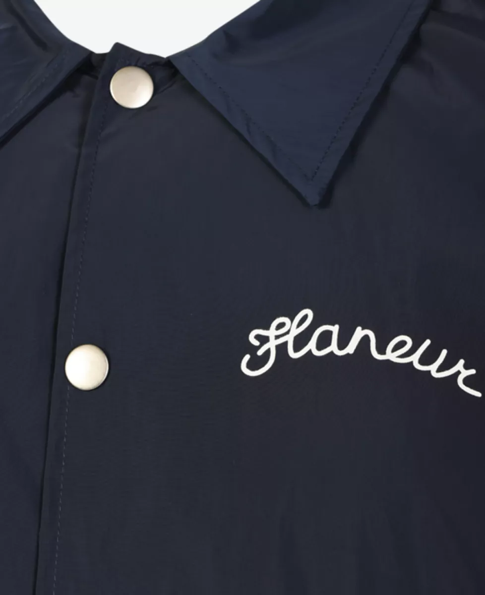 Flâneur Overshirt - Navy 3 Flâneur Flâneur Overshirt - Navy