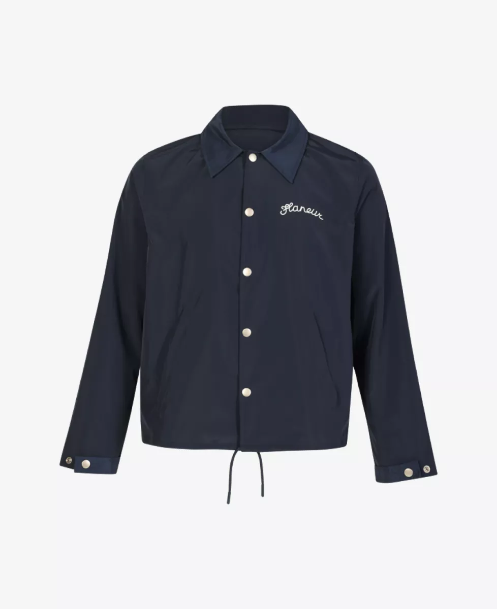 Flâneur Overshirt - Navy 1 Flâneur Flâneur Overshirt - Navy