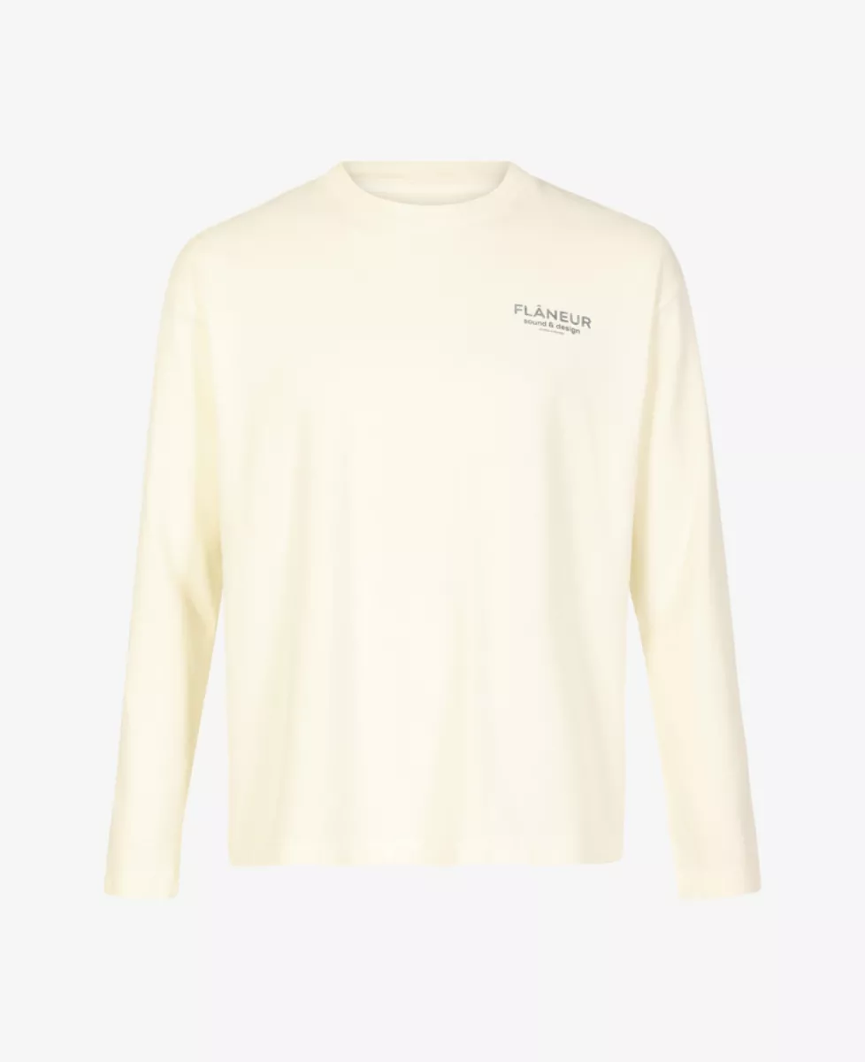Flâneur Flâneur T-shirt longsleeve - Ecru