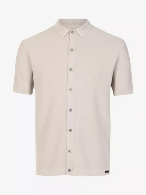 Genti Genti Shirt korte mouw - Taupe
