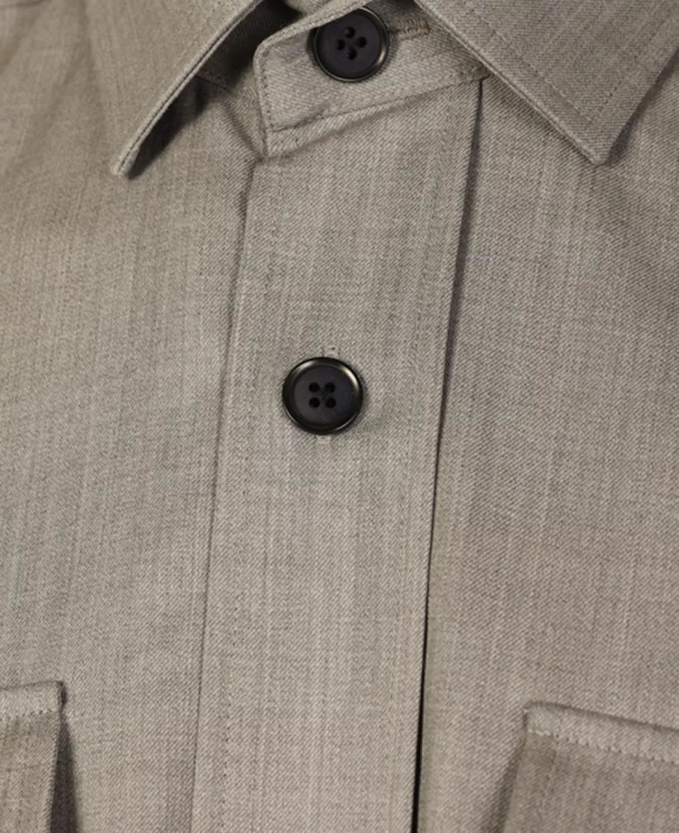 Genti Overshirt - Taupe 3 Genti Genti Overshirt - Taupe