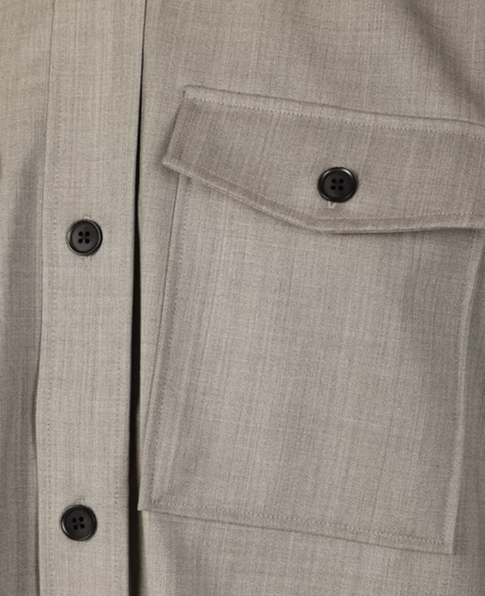 Genti Overshirt - Taupe 4 Genti Genti Overshirt - Taupe