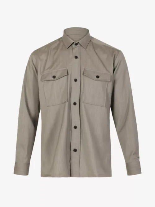 Genti Genti Overshirt - Taupe