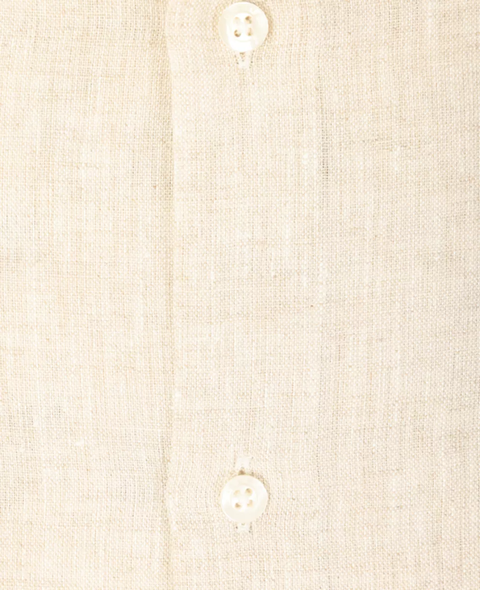 Genti Shirt linnen b - Beige 2 Genti Genti Shirt linnen b - Beige