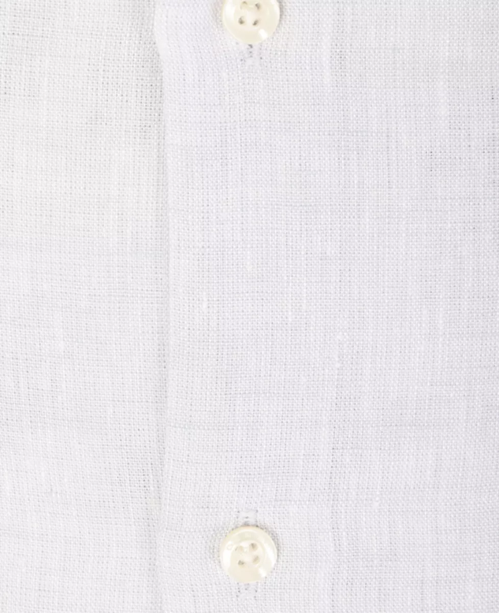 Genti Shirt linnen b - Lichtgrijs 2 Genti Genti Shirt linnen b - Lichtgrijs