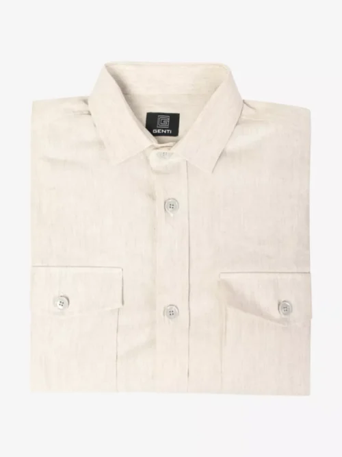 Genti Genti Overshirt - Beige