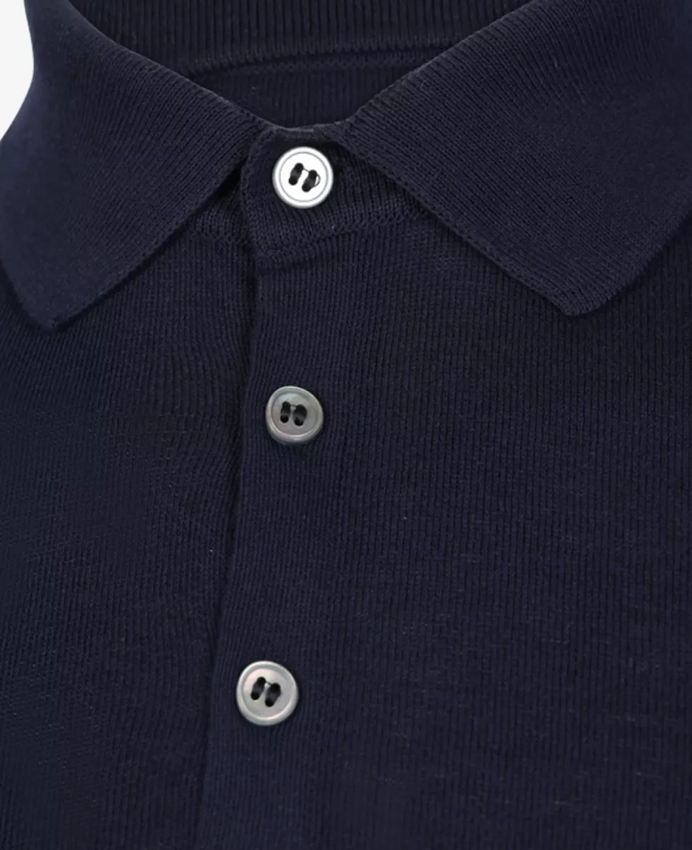 Gran Sasso Polo vhals - Navy 3 Gran Sasso Gran Sasso Polo vhals - Navy