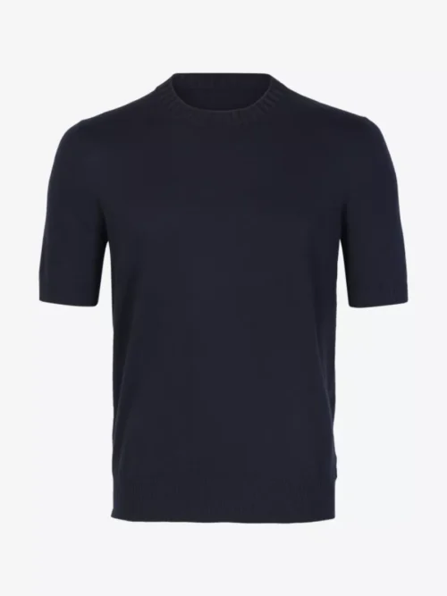Gran Sasso Gran Sasso T-shirt Gebreid - Navy