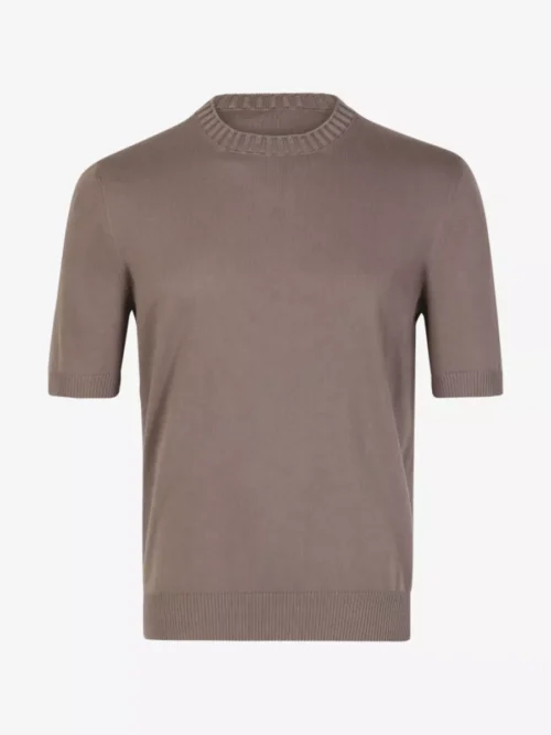Gran Sasso Gran Sasso T-shirt Gebreid - Taupe