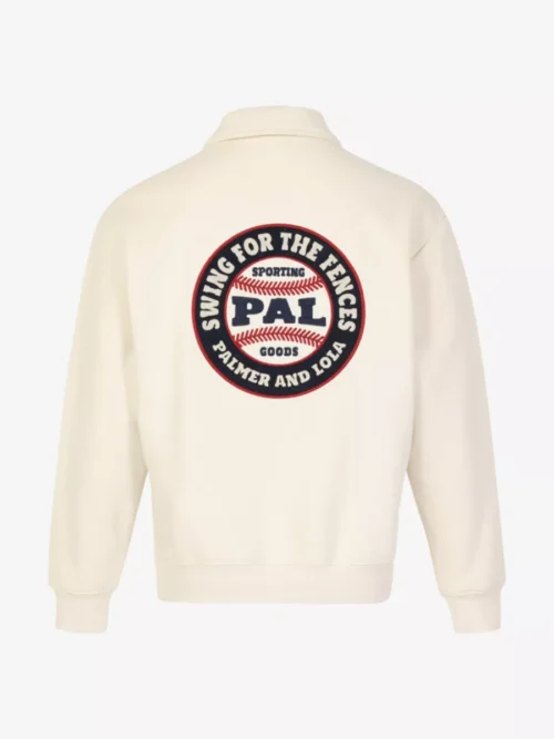 PAL Sporting Goods PAL Sporting Goods Swing For The Fences Halfzip - Ecru