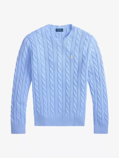 Ralph Lauren Ralph Lauren Kabeltrui - Lichtblauw