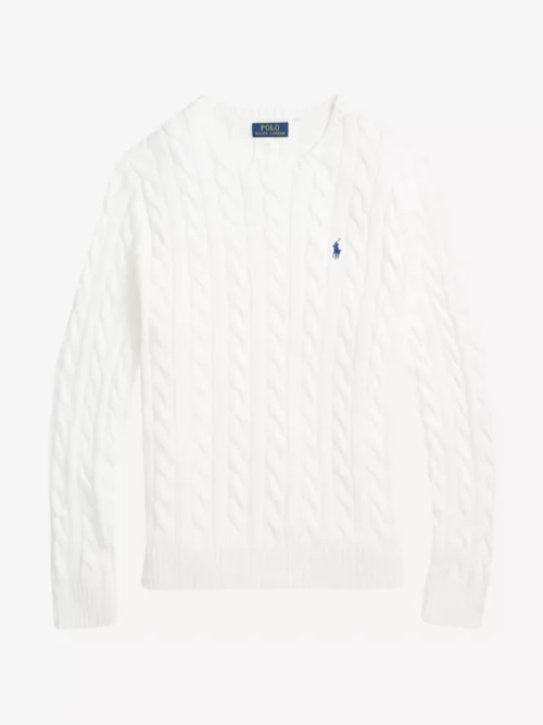 Ralph Lauren Ralph Lauren Kabeltrui - Wit