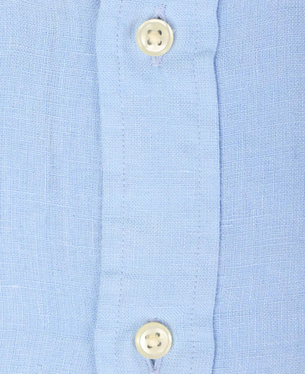 Ralph Lauren Shirt Linnen - Lichtblauw 2 Ralph Lauren Ralph Lauren Shirt Linnen - Lichtblauw