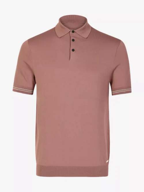 Seven Dials Seven Dials Polo Gebreid - Aubergine