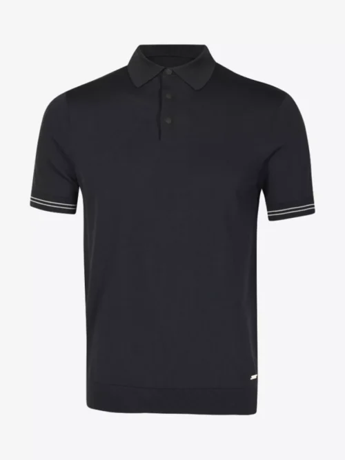 Seven Dials Seven Dials Polo Gebreid - Navy