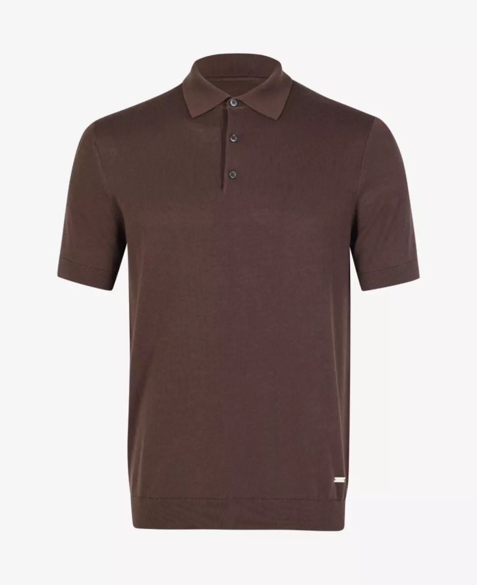 Seven Dials Polo - Donkerbruin 1 Seven Dials Seven Dials Polo - Donkerbruin