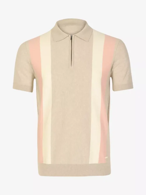 Seven Dials Seven Dials Polo Gebreid - Beige