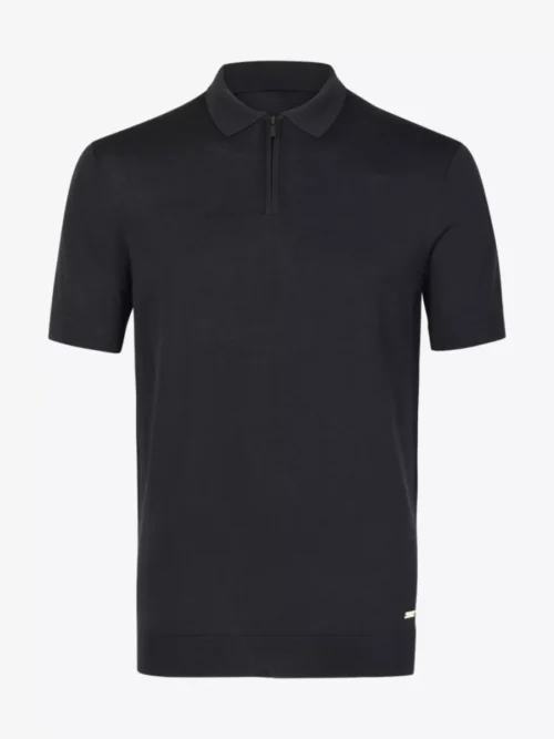 Seven Dials Seven Dials Polo Gebreid - Navy