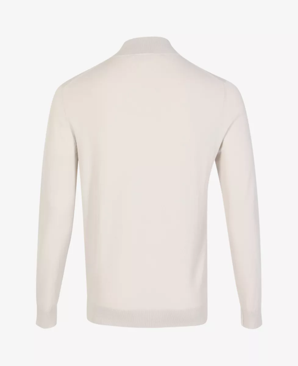 Seven Dials Trui Halfzip - Lichtgrijs 2 Seven Dials Seven Dials Trui Halfzip - Lichtgrijs