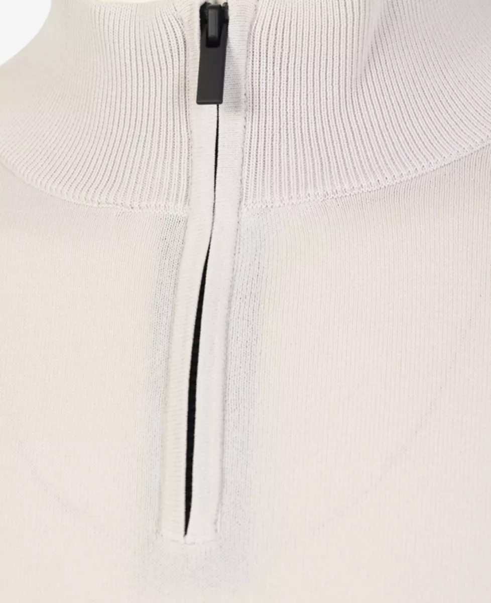 Seven Dials Trui Halfzip - Lichtgrijs 3 Seven Dials Seven Dials Trui Halfzip - Lichtgrijs
