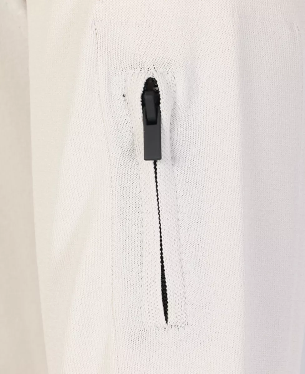 Seven Dials Trui Halfzip - Lichtgrijs 4 Seven Dials Seven Dials Trui Halfzip - Lichtgrijs