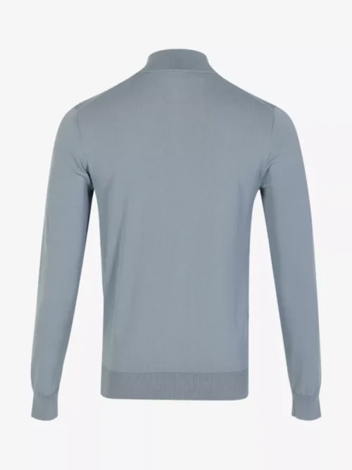 Seven Dials Seven Dials Trui Halfzip - Middelblauw