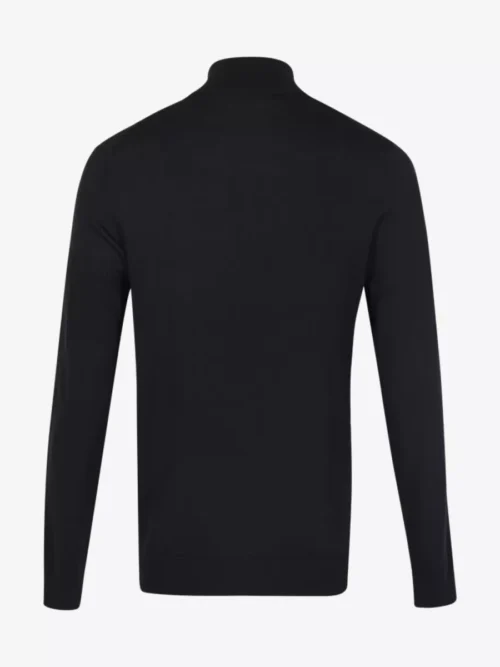 Seven Dials Seven Dials Trui Halfzip - Zwart