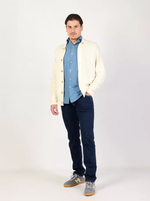 Xacus Xacus Jeans shirt - Denimblauw