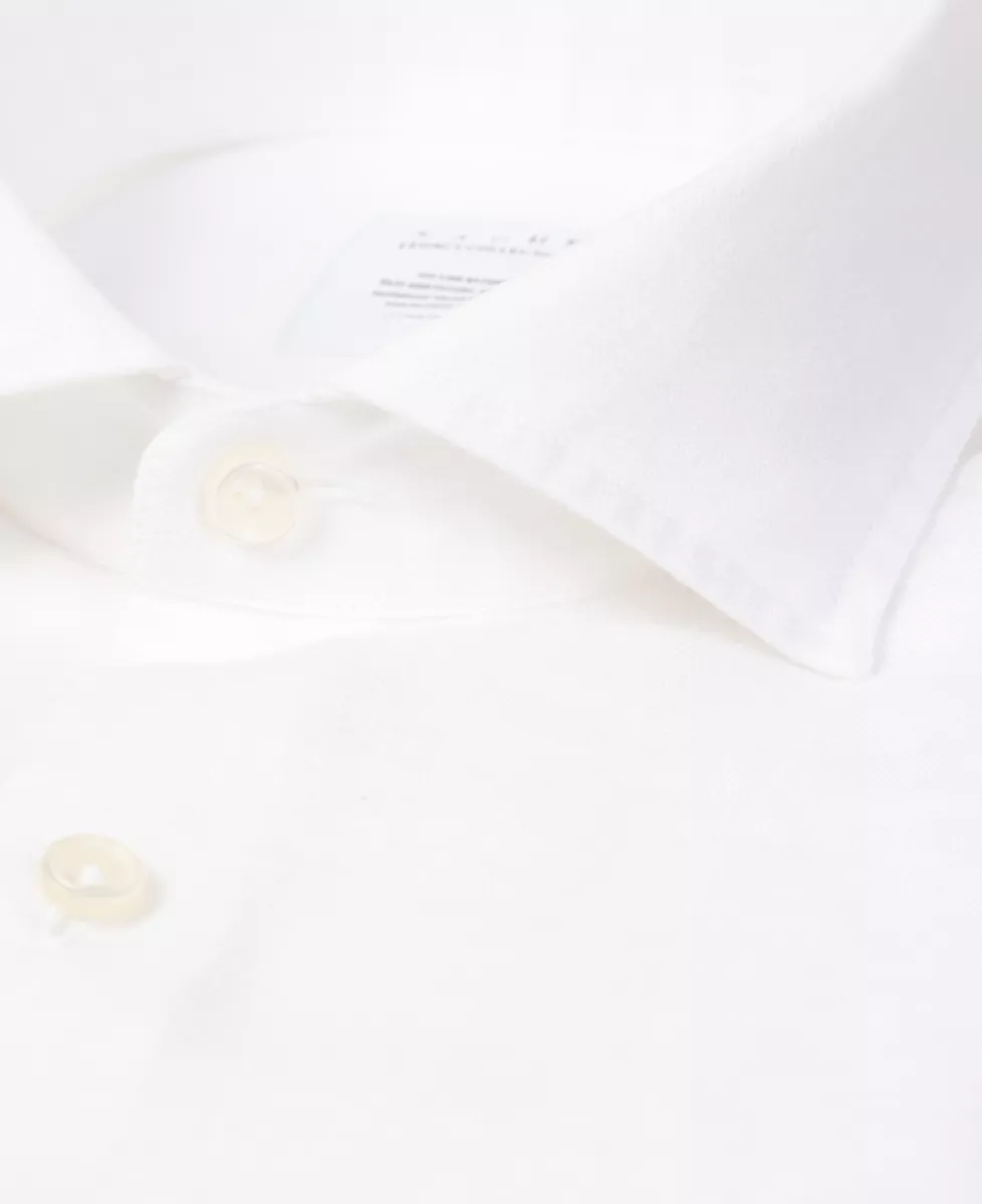 Xacus Linnen shirt short fit - Wit 4 Xacus Xacus Linnen shirt short fit - Wit