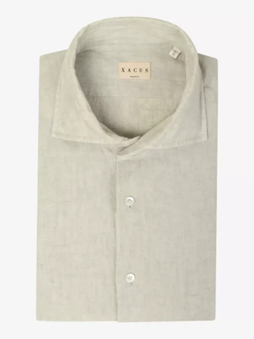 Xacus Xacus Shirt linnen - Lichtgroen