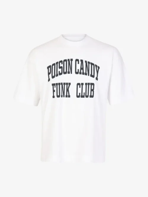 Applied Art Forms Applied Art Forms Oversized Poison Candy Tee - Wit