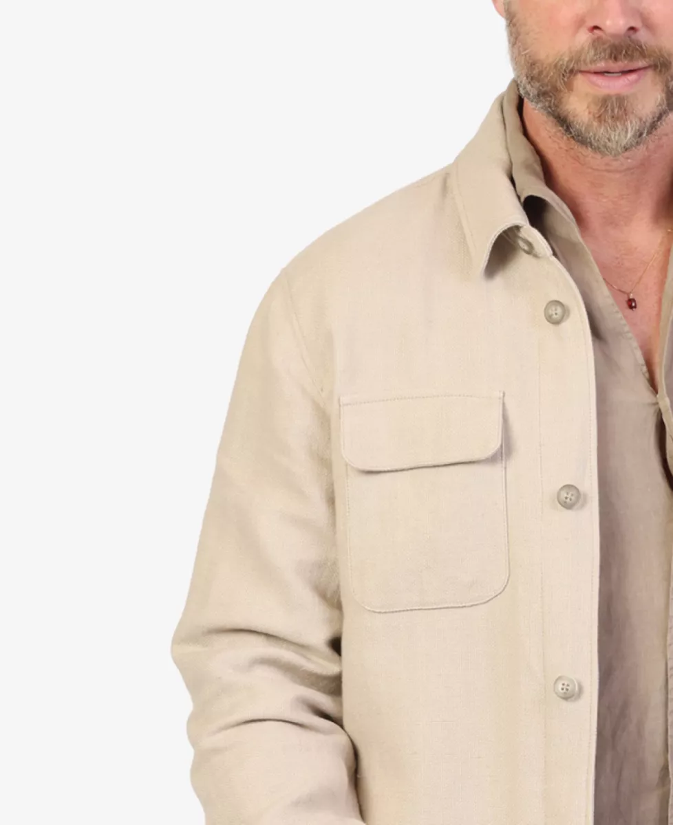 Fay Overshirt - Beige 4 Fay Fay Overshirt - Beige
