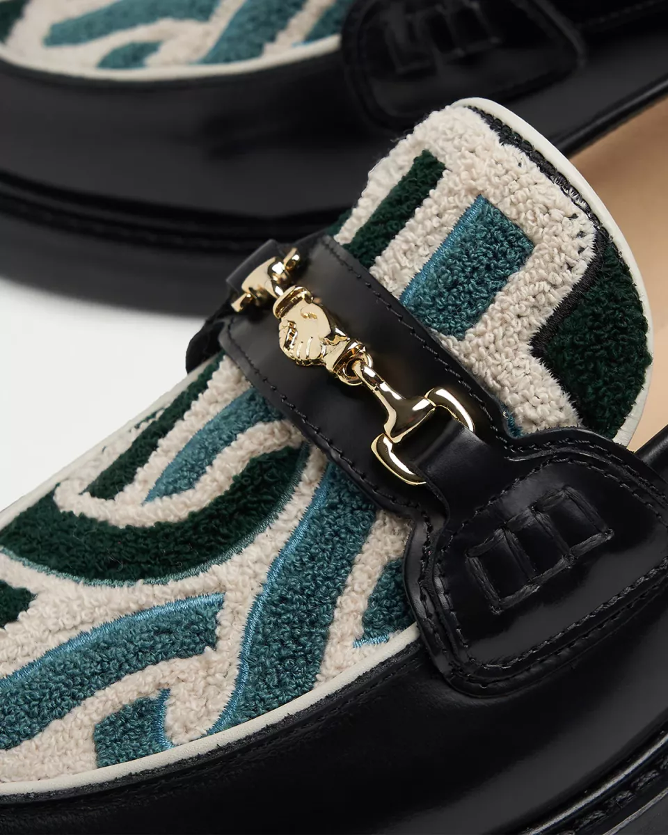 Filling Pieces Loafer - Black Grey 2 Filling Pieces Filling Pieces Loafer - Black Grey