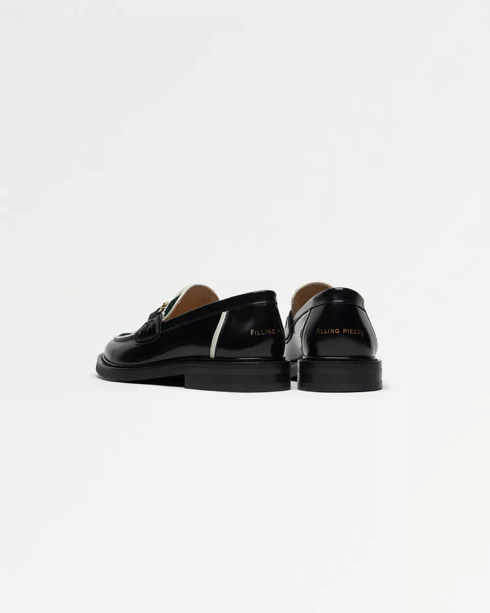 Filling Pieces Loafer - Black Grey 3 Filling Pieces Filling Pieces Loafer - Black Grey
