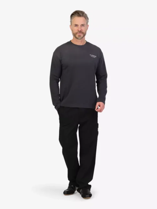 Flâneur Flâneur T-shirt longsleeve - Donkergrijs